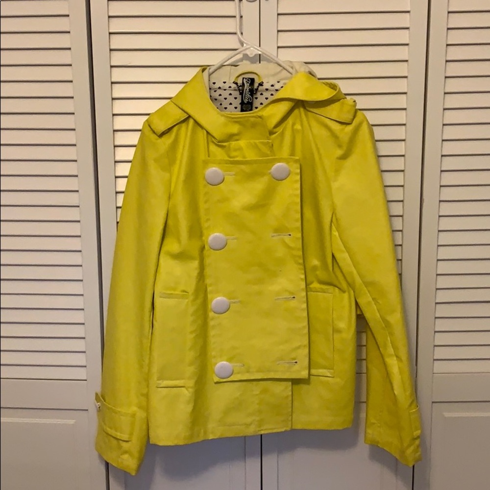 Priorities Yellow raincoat
